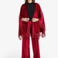 Fringed Velvet Kimono