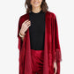 Fringed Velvet Kimono