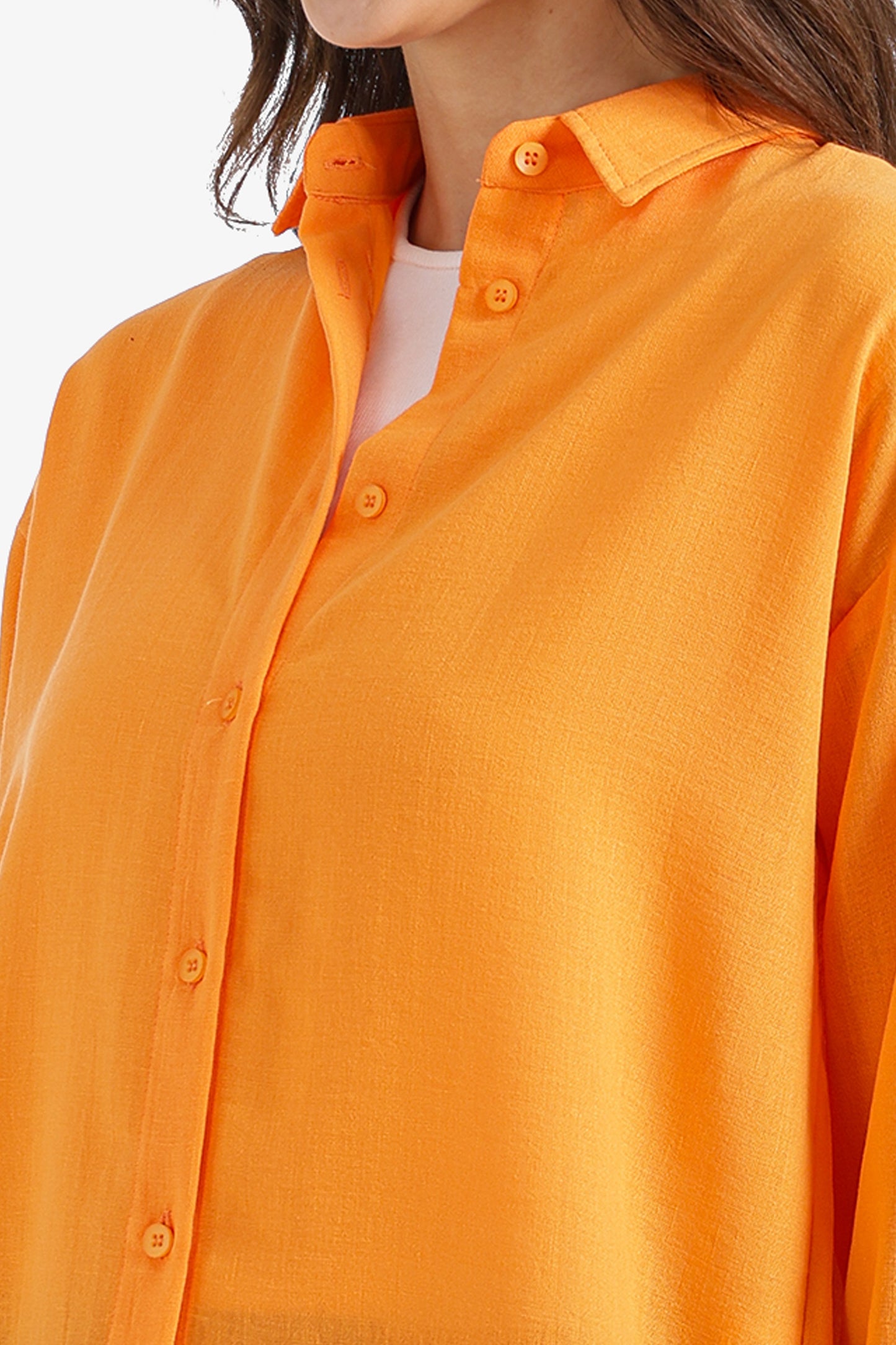 Dropped-Shoulder Relaxed Shirt