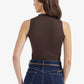 Mock-Neck Crop Top