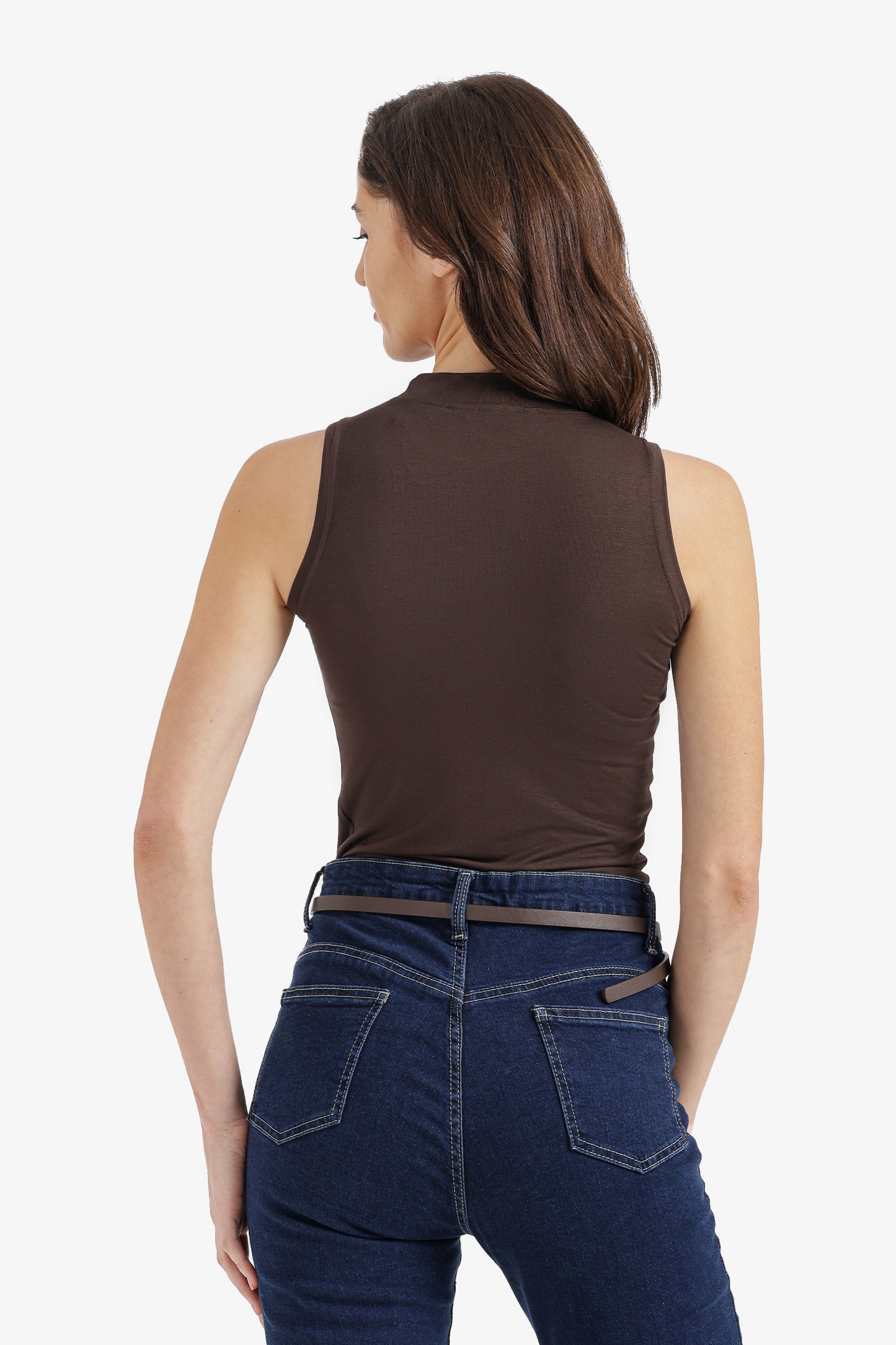 Mock-Neck Crop Top