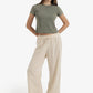 Relaxed Fit Wide-Leg Pants