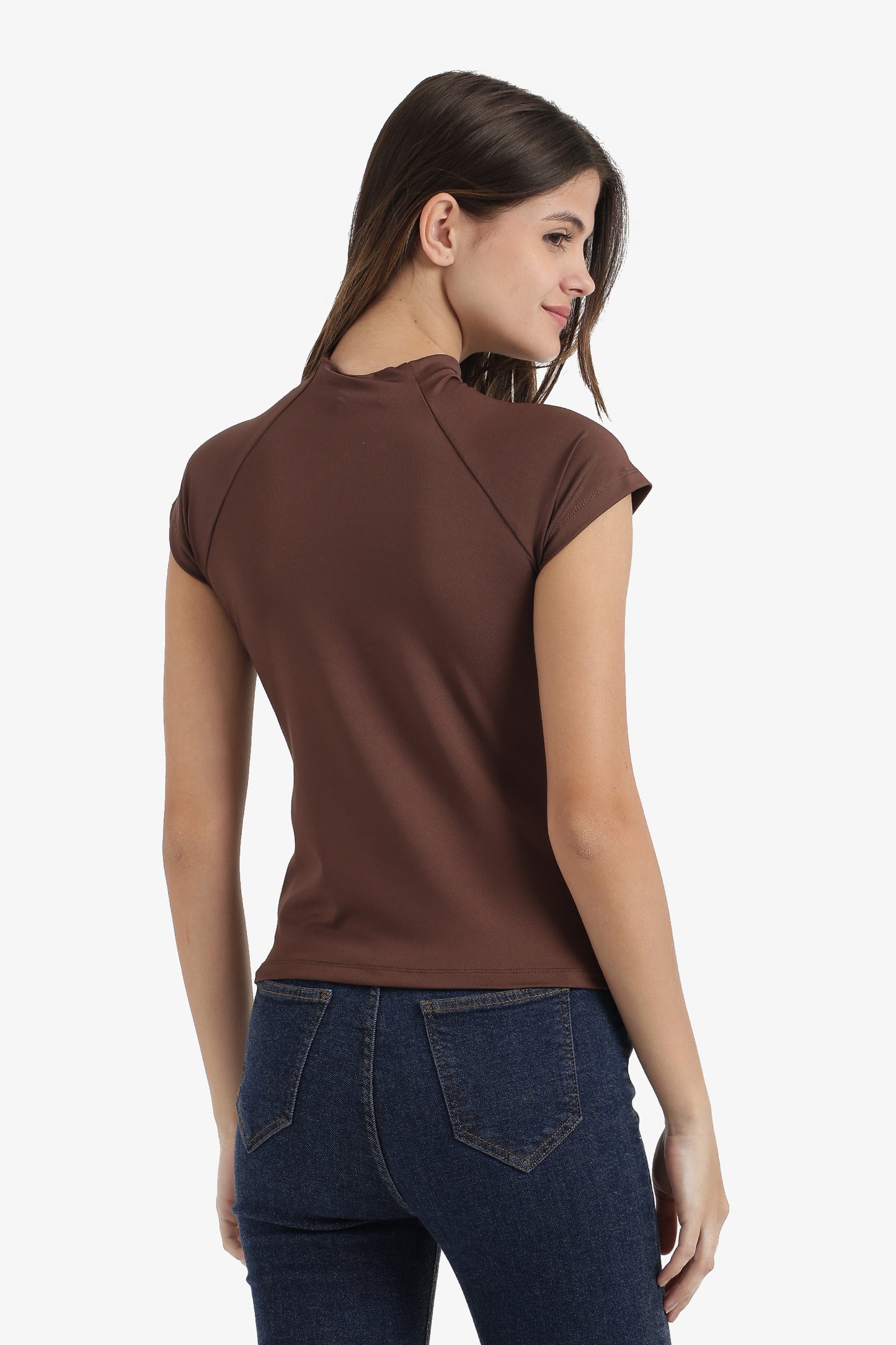 Slim Fit High Neck Top
