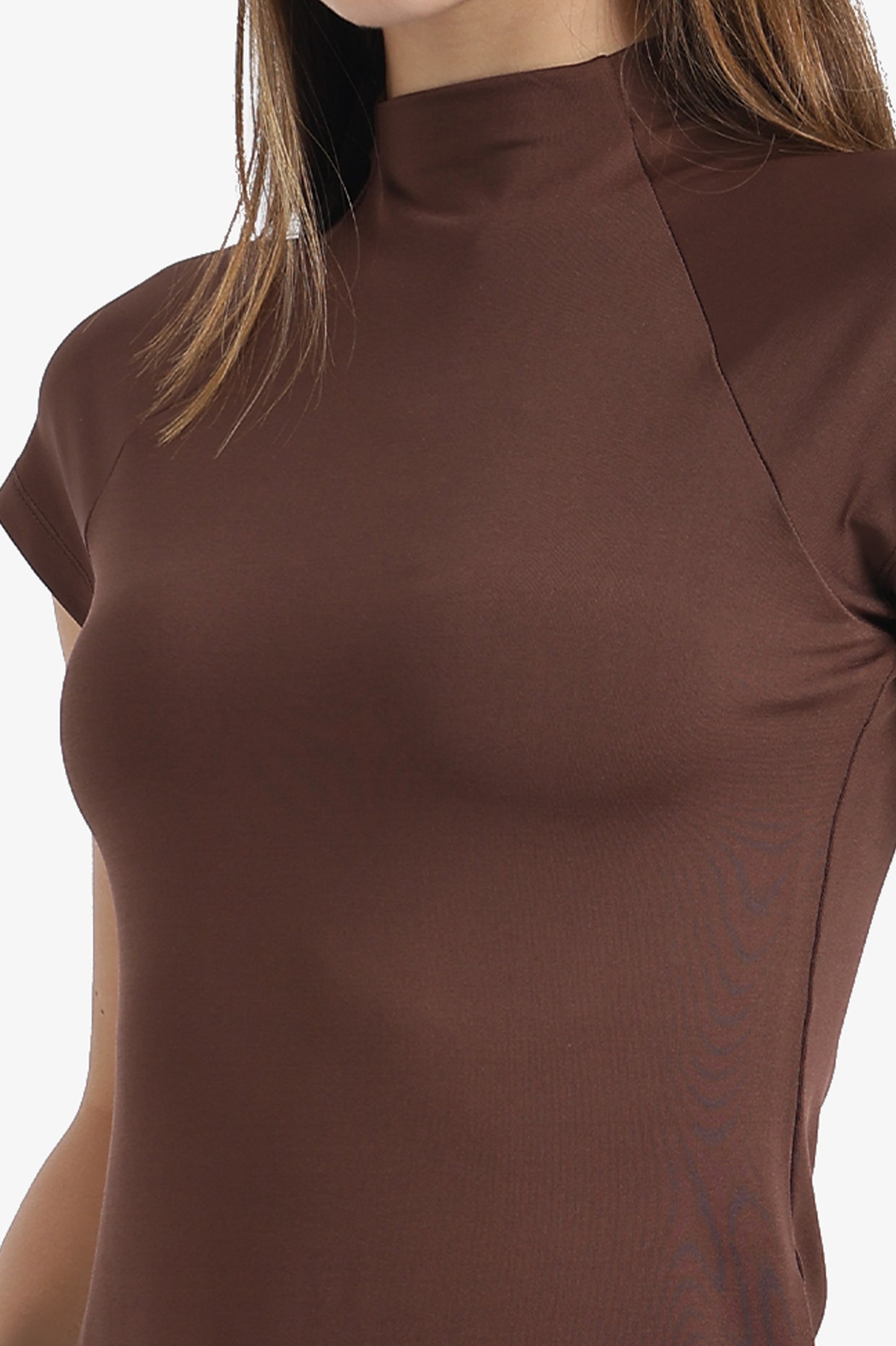 Slim Fit High Neck Top