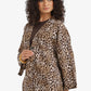 Relaxed Leopard Cardigan