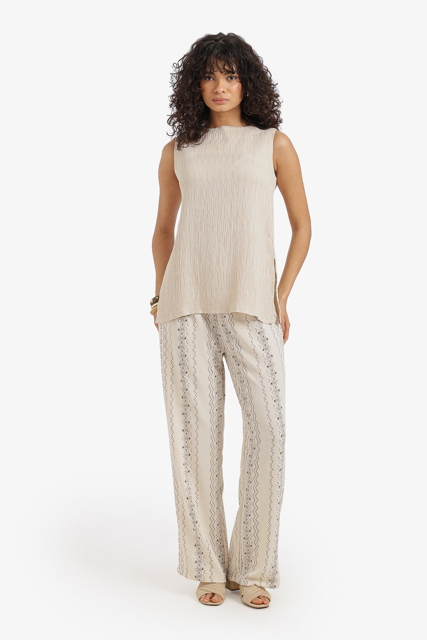 Relaxed Sleeveless Blouse