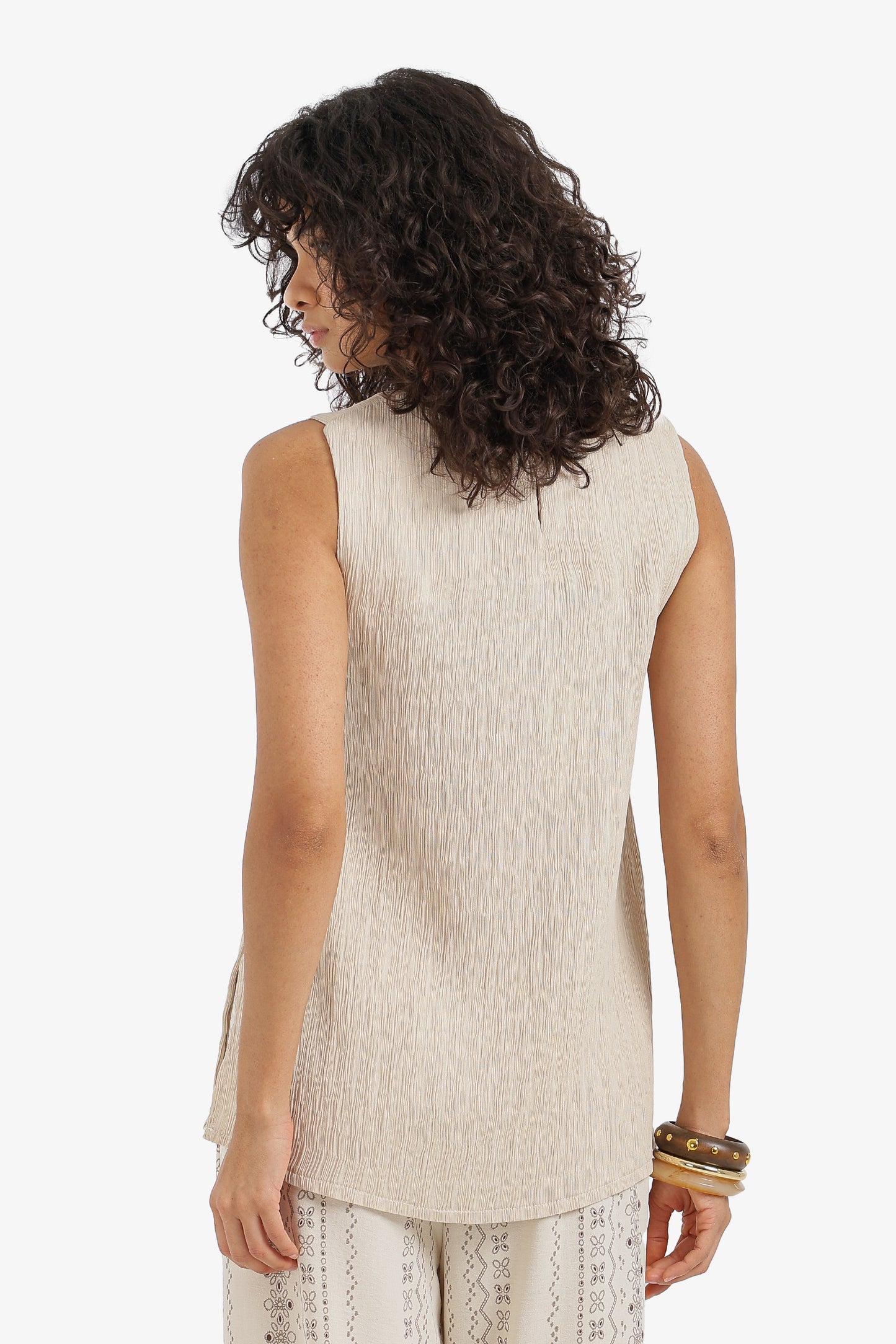 Relaxed Sleeveless Blouse