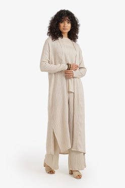 Textured Midi Kimono