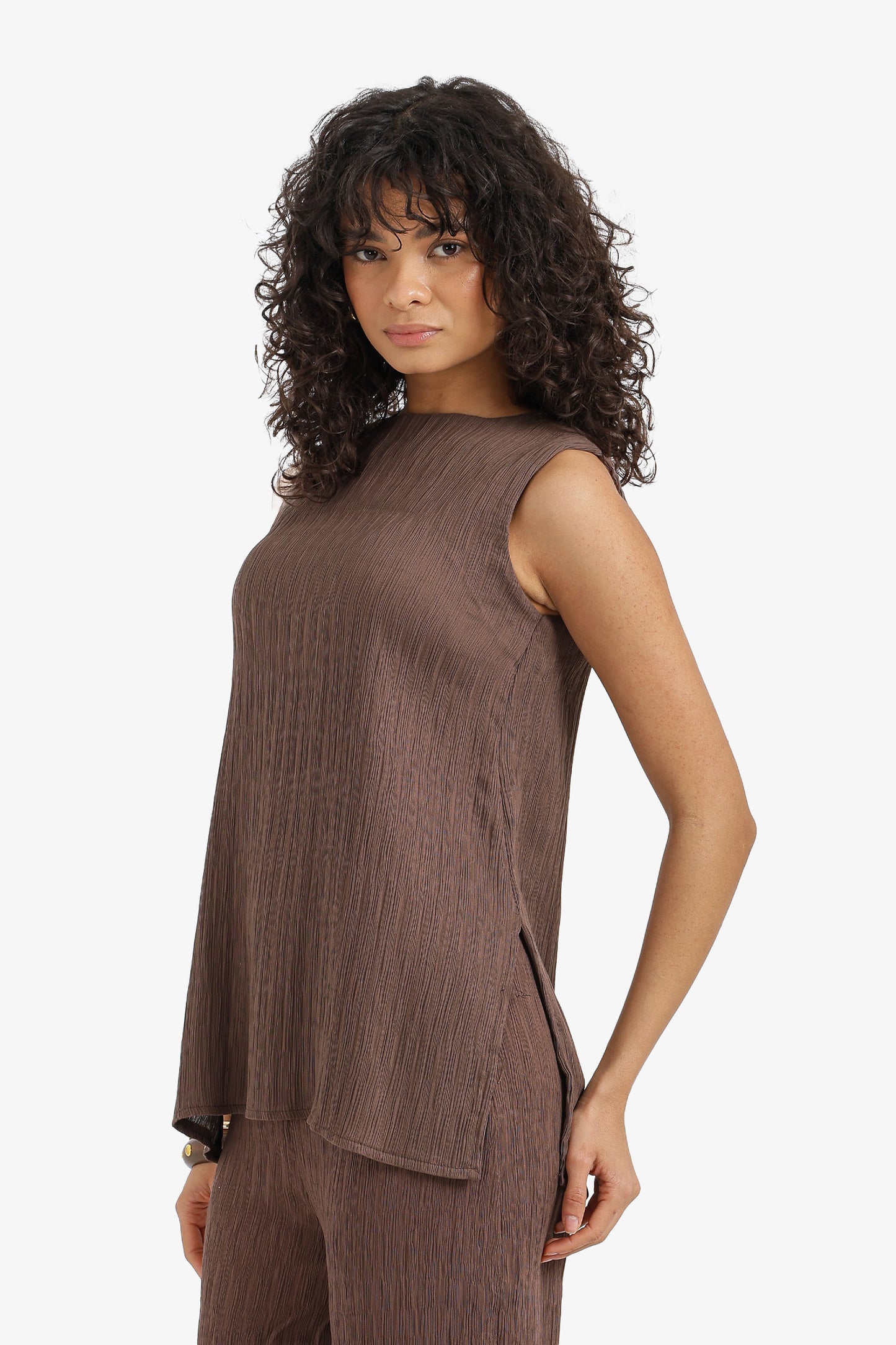 Relaxed Sleeveless Blouse