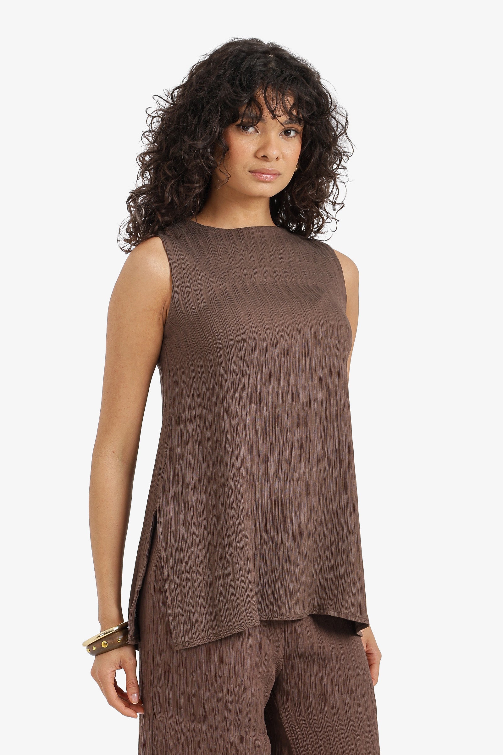 Relaxed Sleeveless Blouse