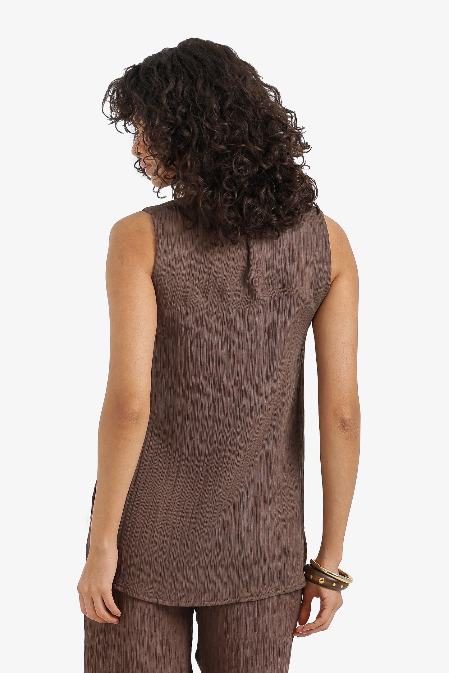 Relaxed Sleeveless Blouse