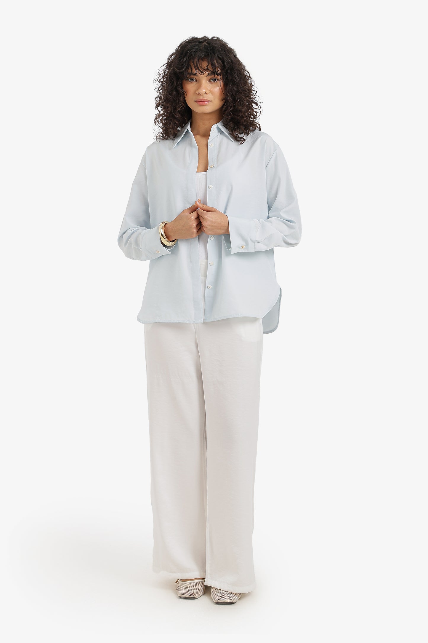 Turn-Down Collar Shirt