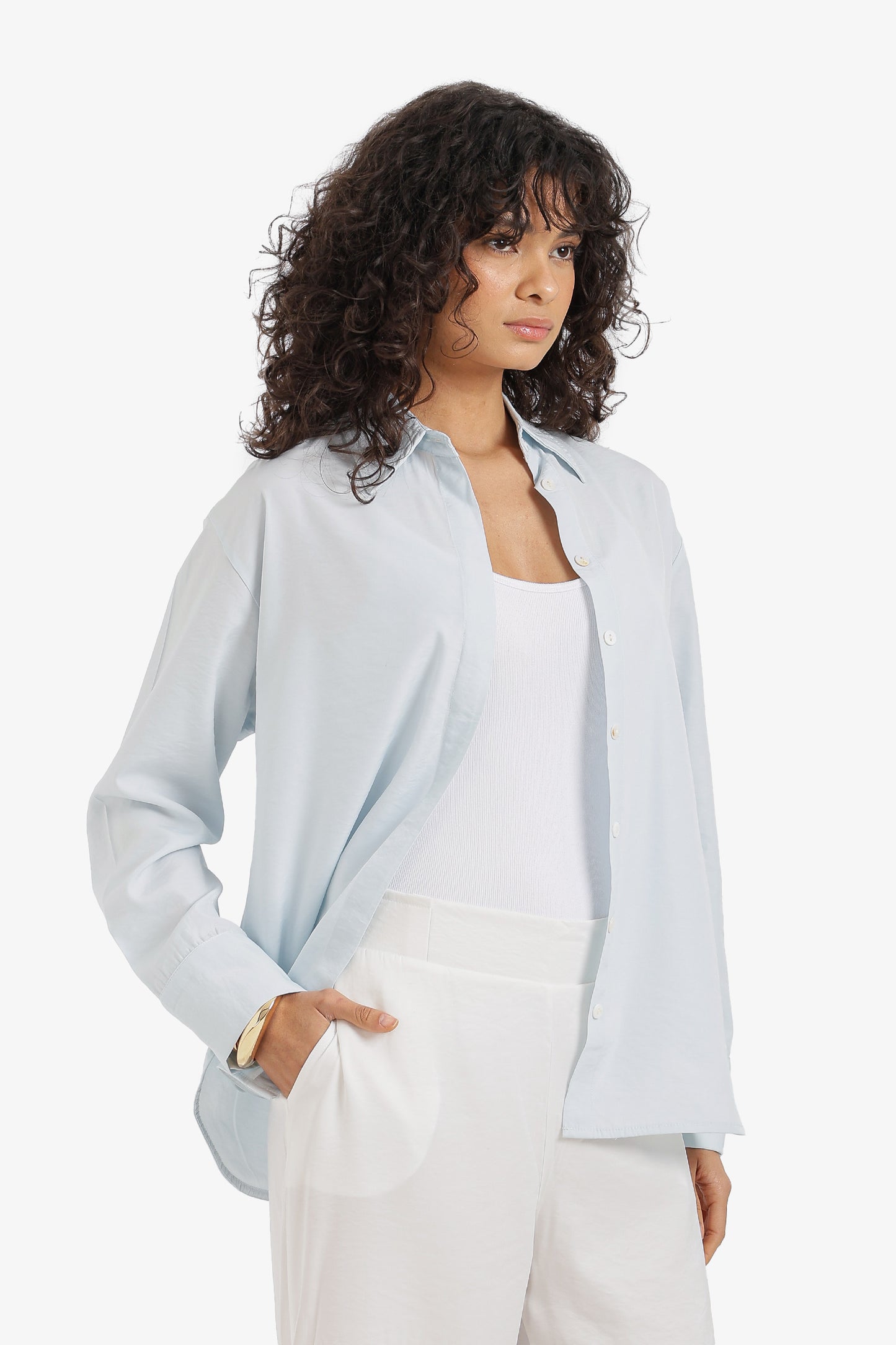 Turn-Down Collar Shirt