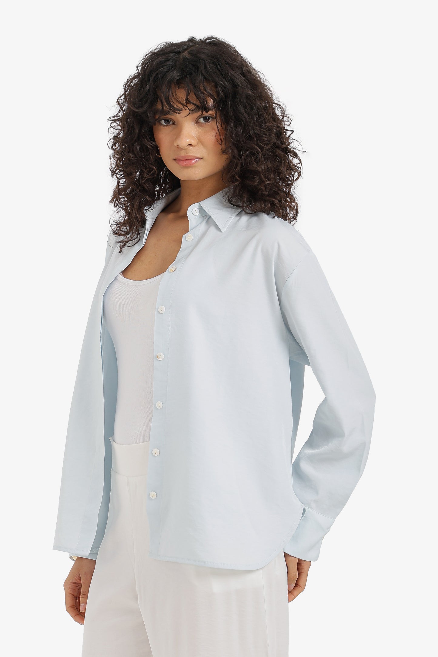 Turn-Down Collar Shirt