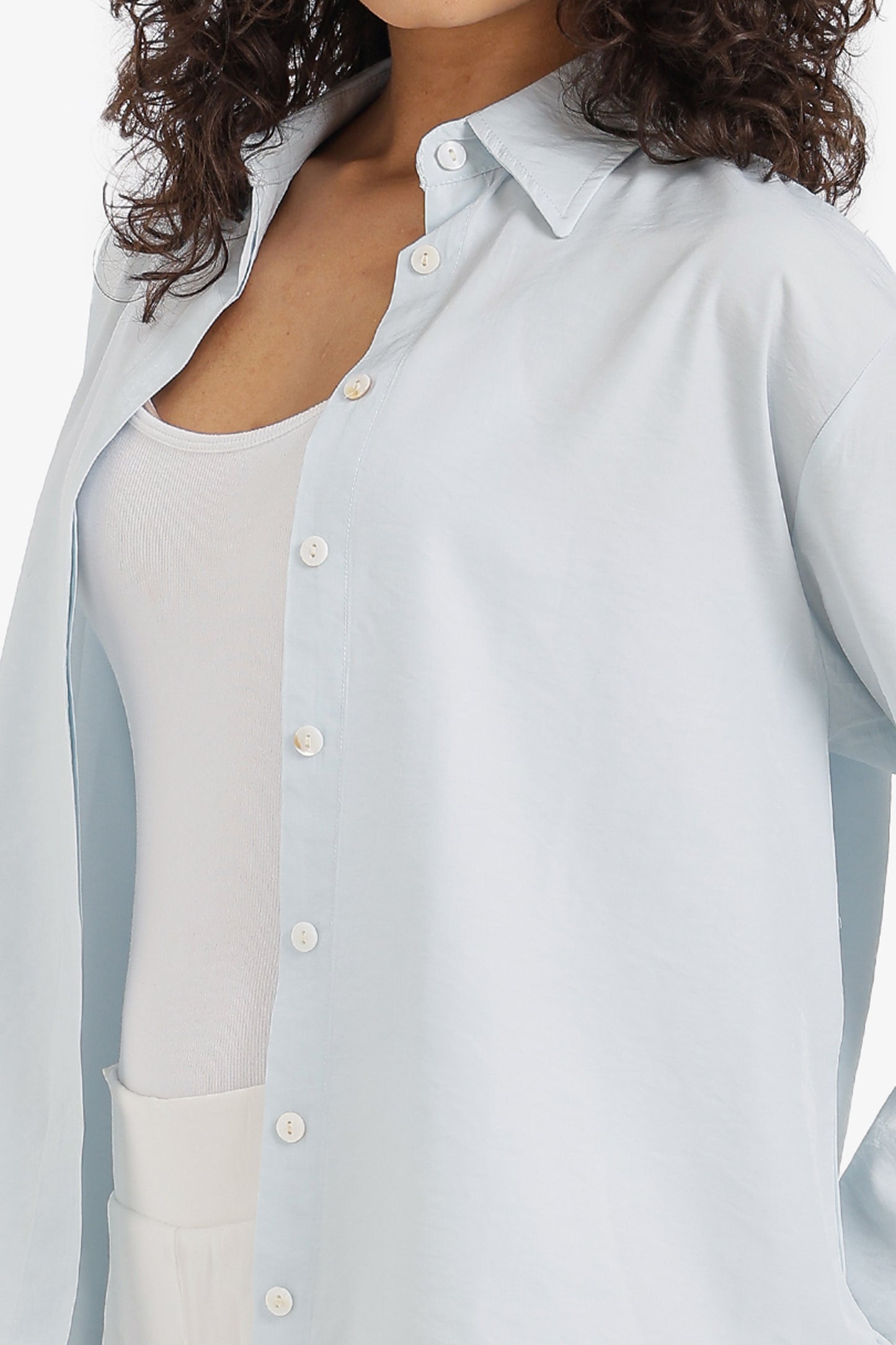 Turn-Down Collar Shirt