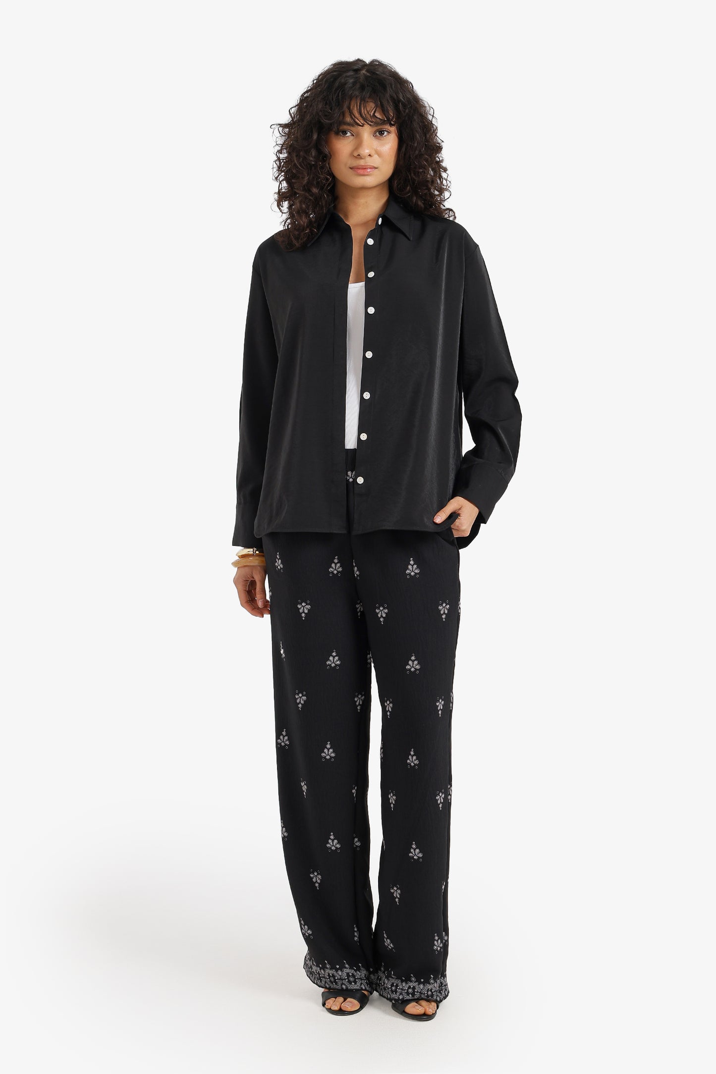 Turn-Down Collar Shirt