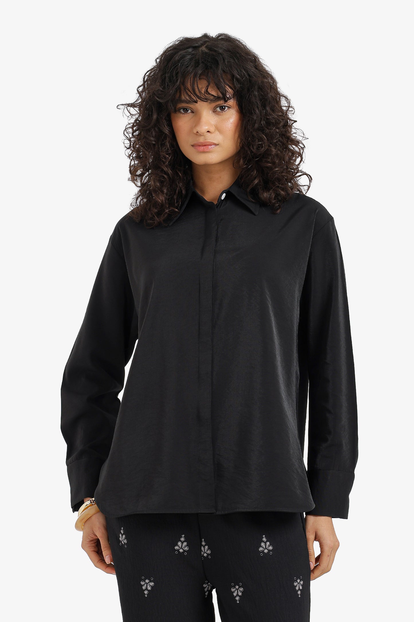 Turn-Down Collar Shirt