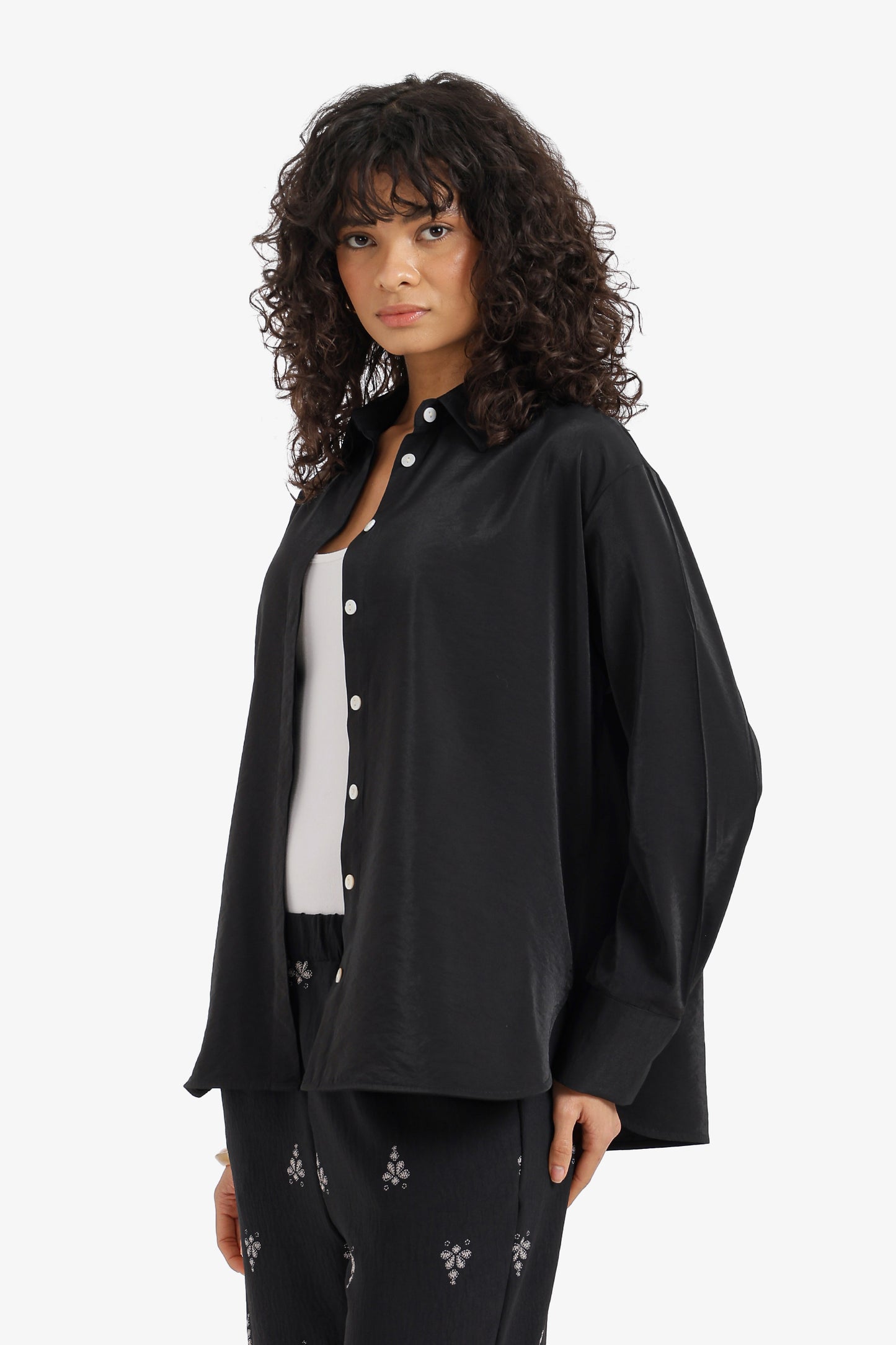 Turn-Down Collar Shirt