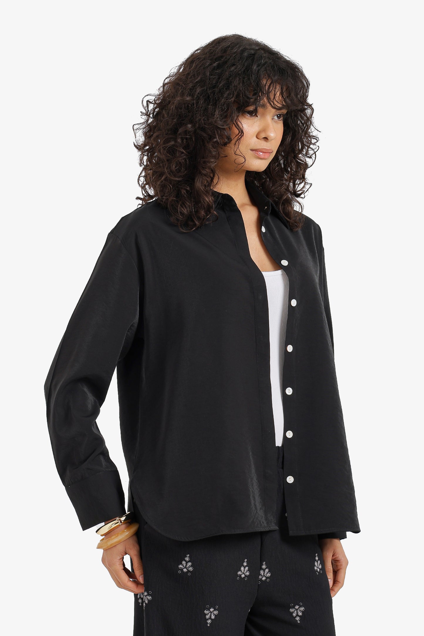 Turn-Down Collar Shirt