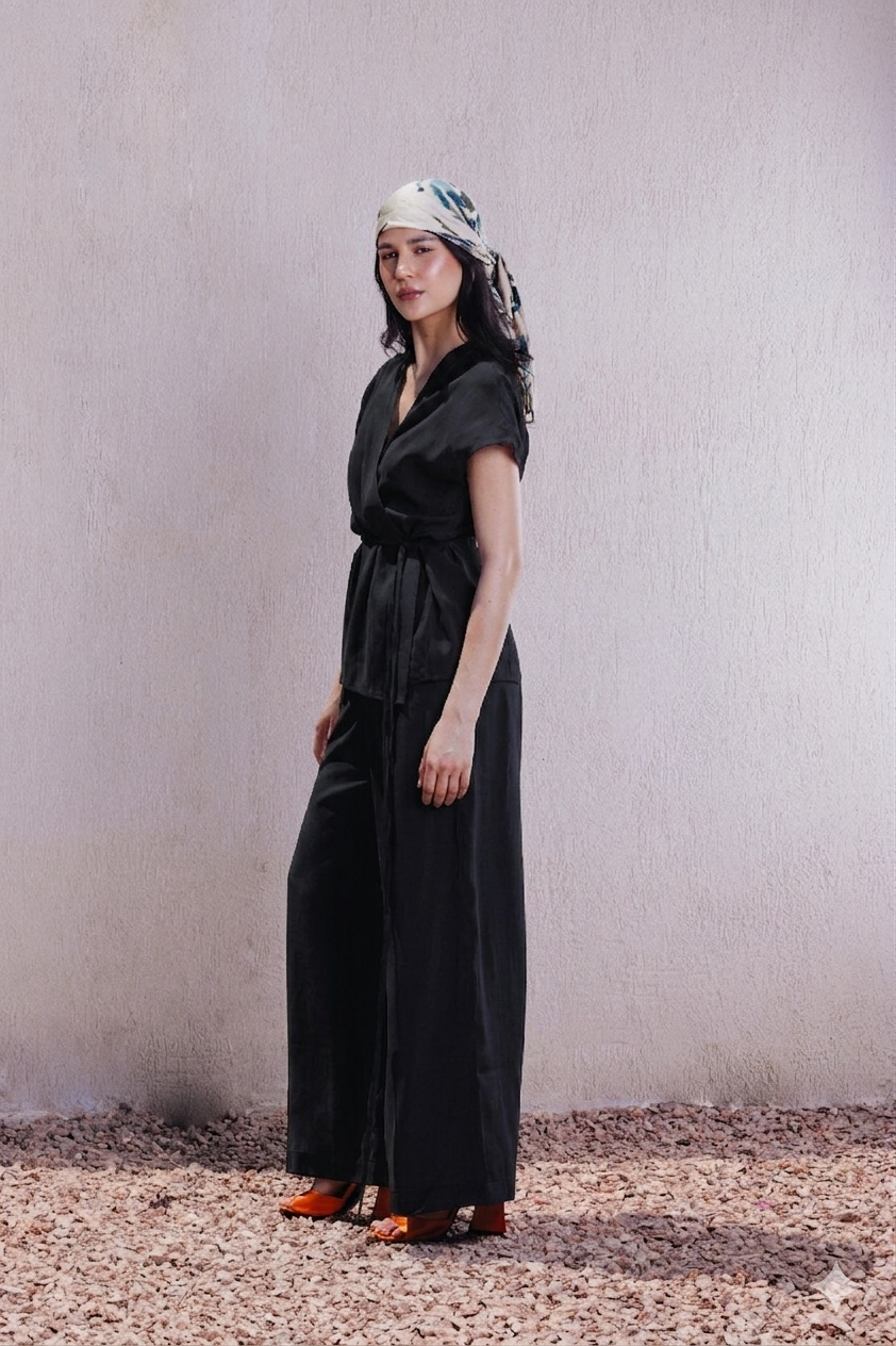 Wide-Leg Comfort Pants