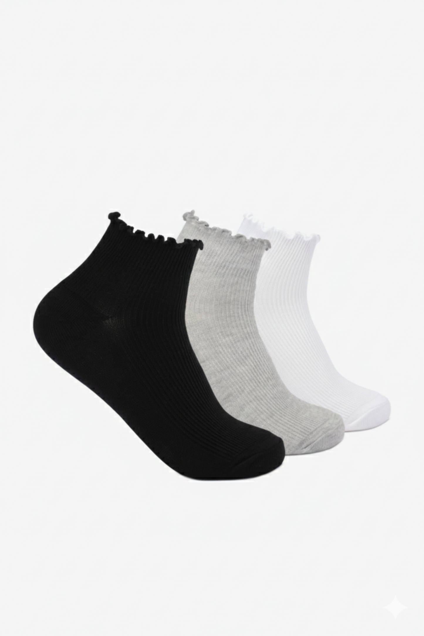 Ruffled Cuff Ankle Socks