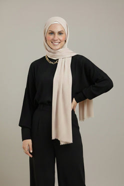 Ribbed Rectangular Scarf