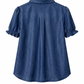 Bow Tie Ruffle Blouse