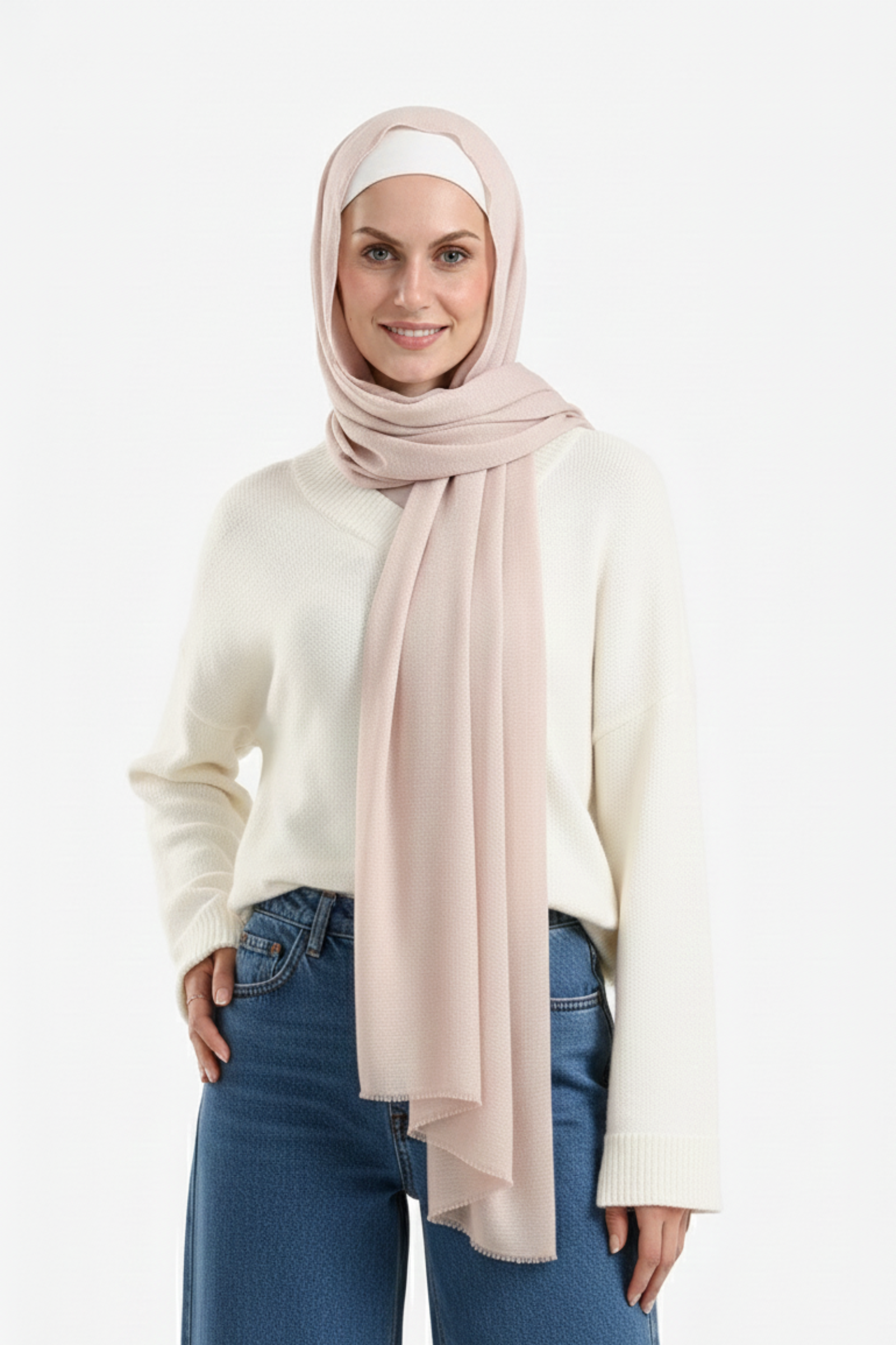 Ribbed Rectangular Scarf