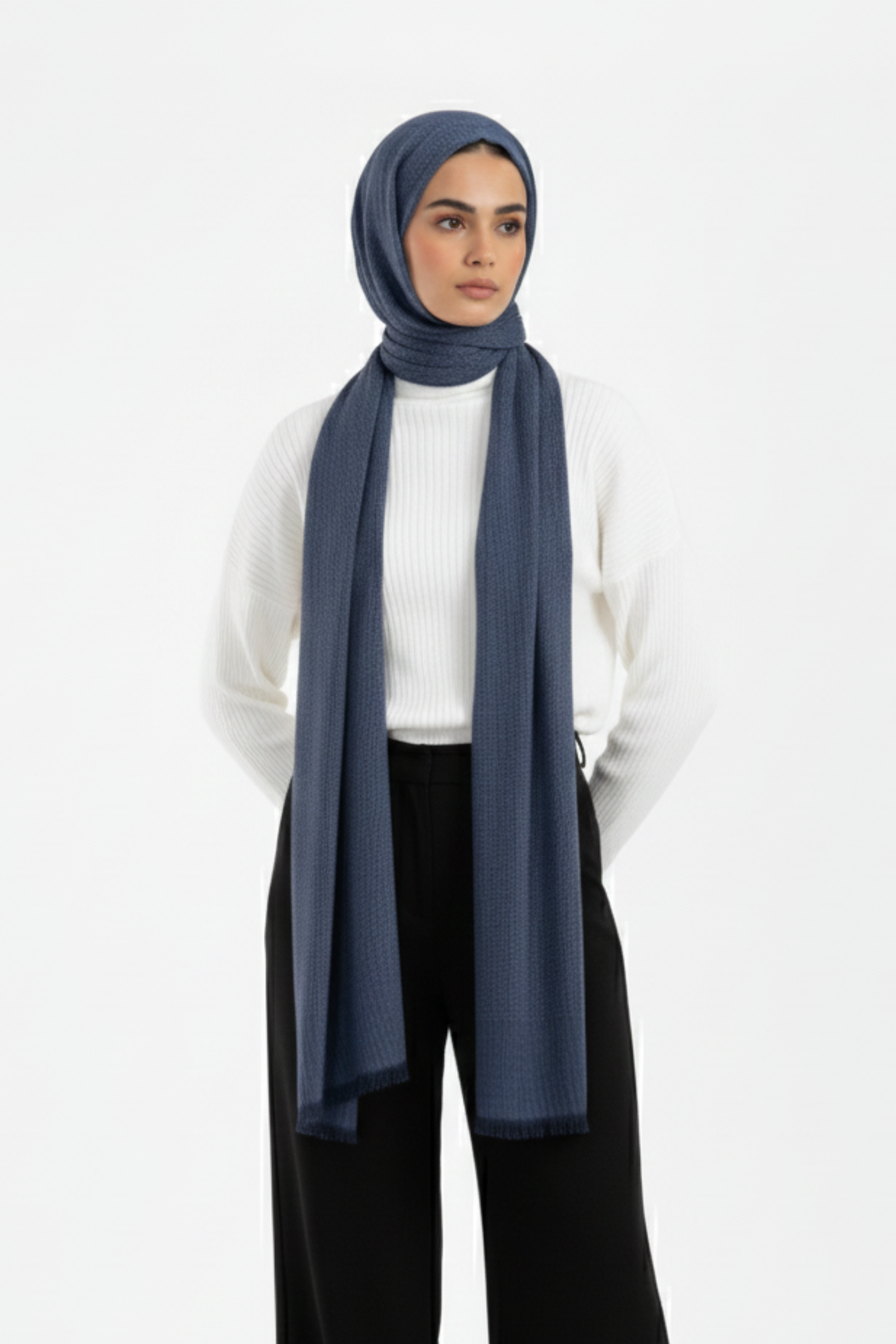 Perforated Rectangular Scarf