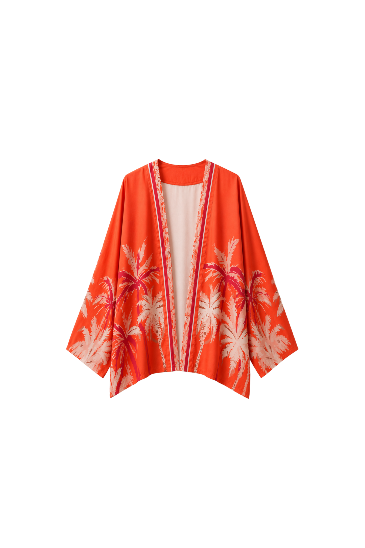 Printed Belted Kimono