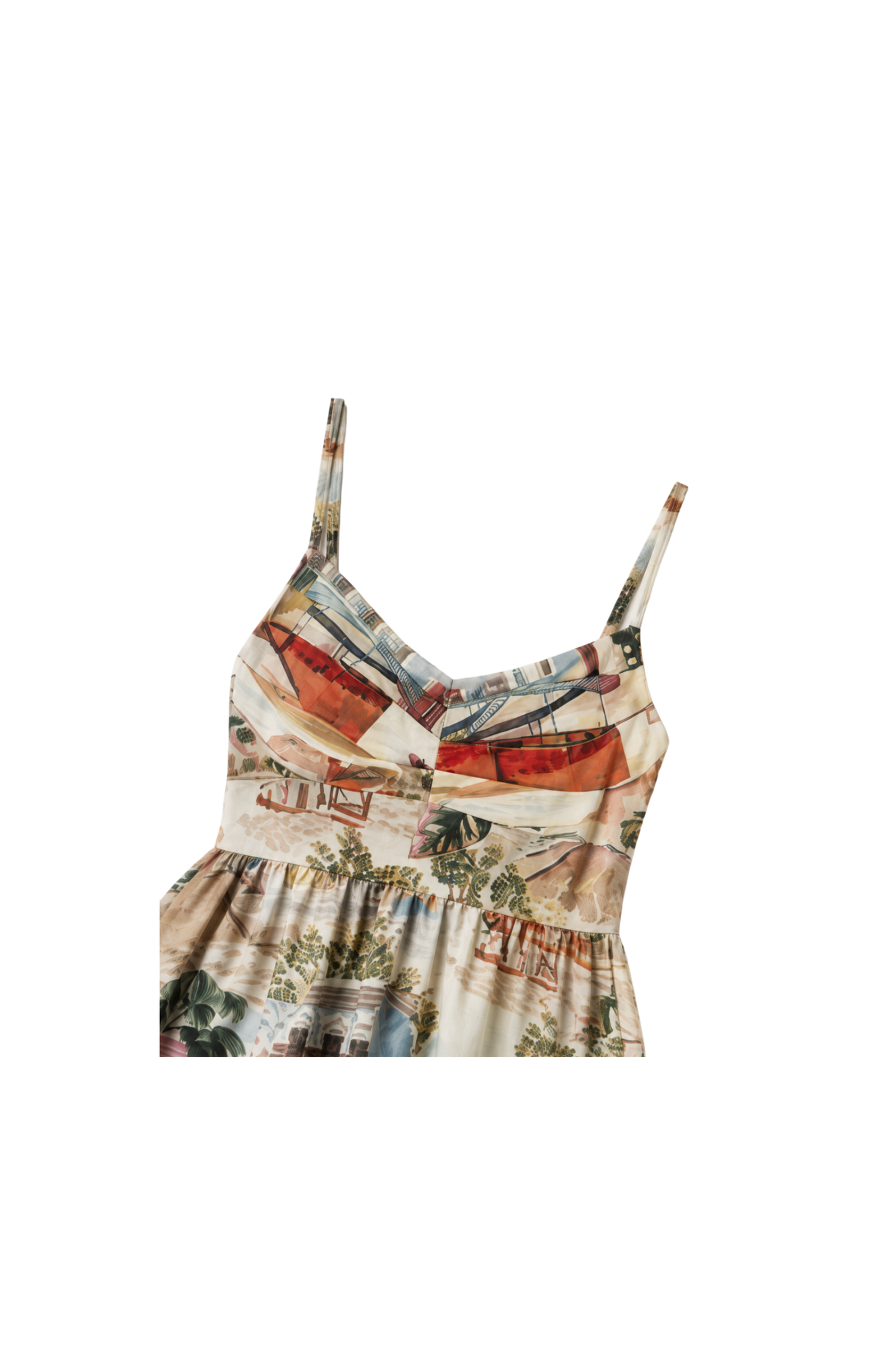 Printed Strap Dress