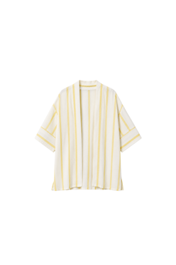 Striped Short Kimono