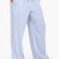 Striped Elastic Waist Pants