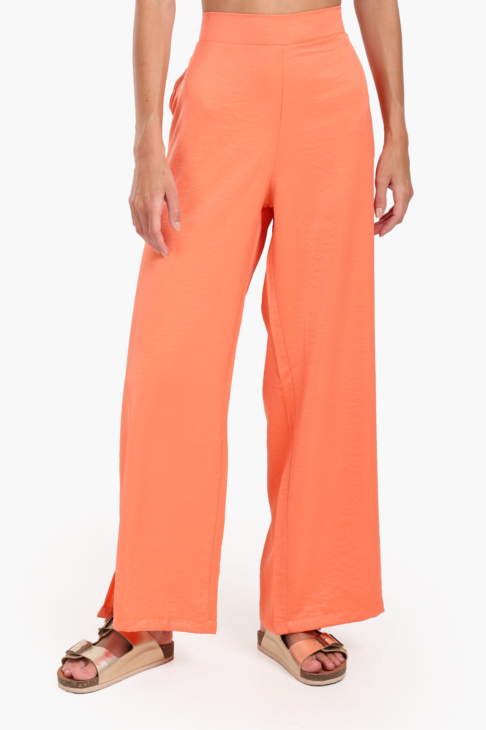 High Waist Wide-Leg Pants
