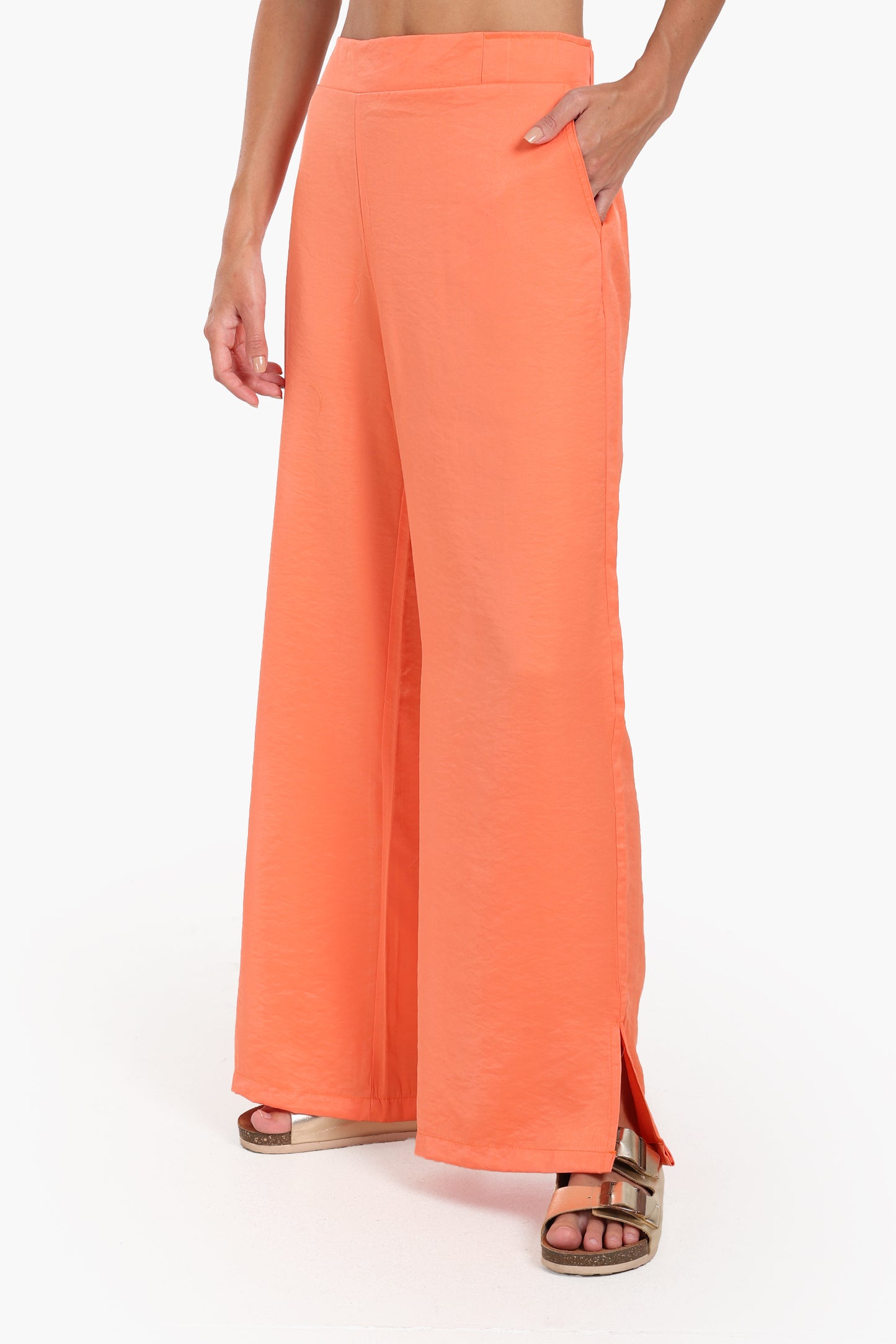 High Waist Wide-Leg Pants