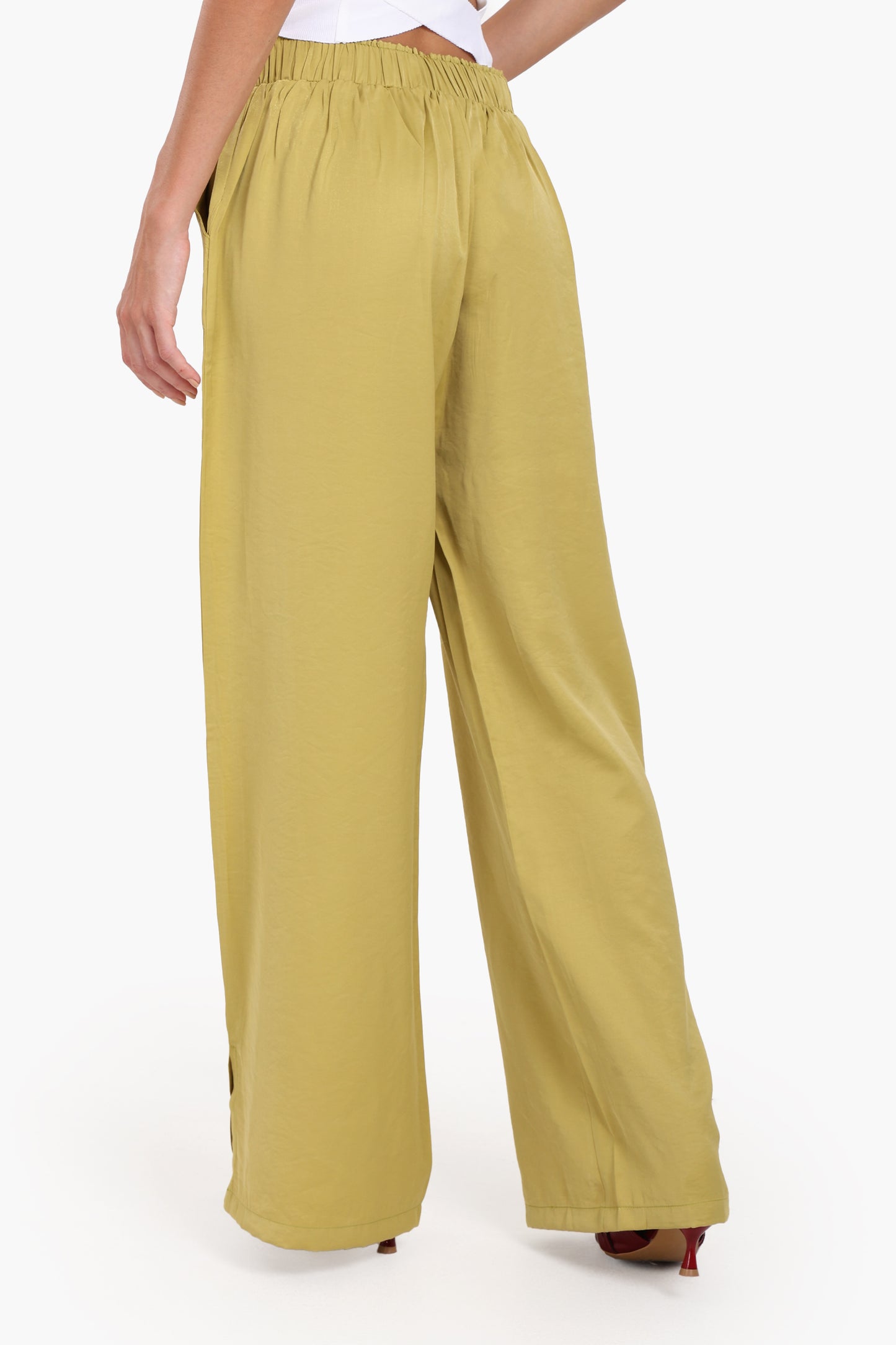 High Waist Wide-Leg Pants