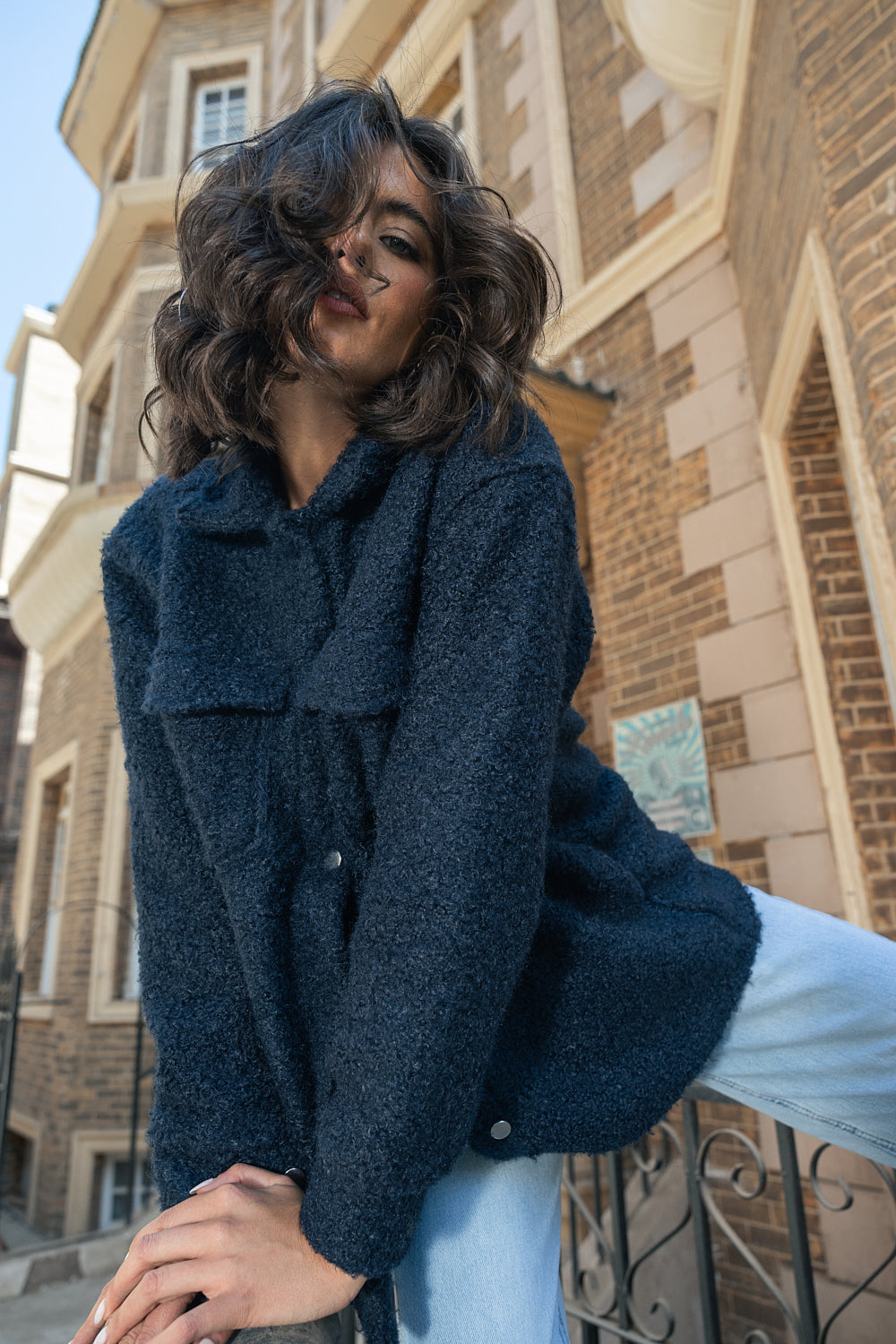 Overshirt with Chest Pockets