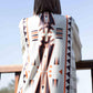 Geometric Border Kimono