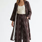 Palm Print Wide-Leg Pants