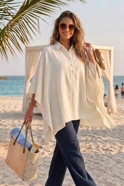 Flowy Batwing Poncho
