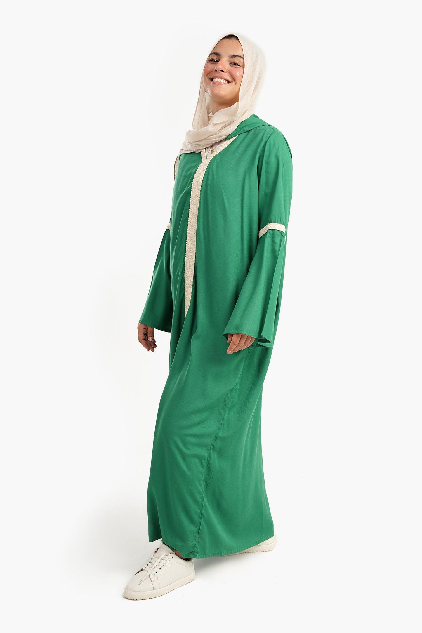 Dress with Flared Sleeves