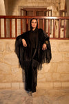Velvet Flare-Leg Pants