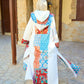 Patchwork Hooded Kimono