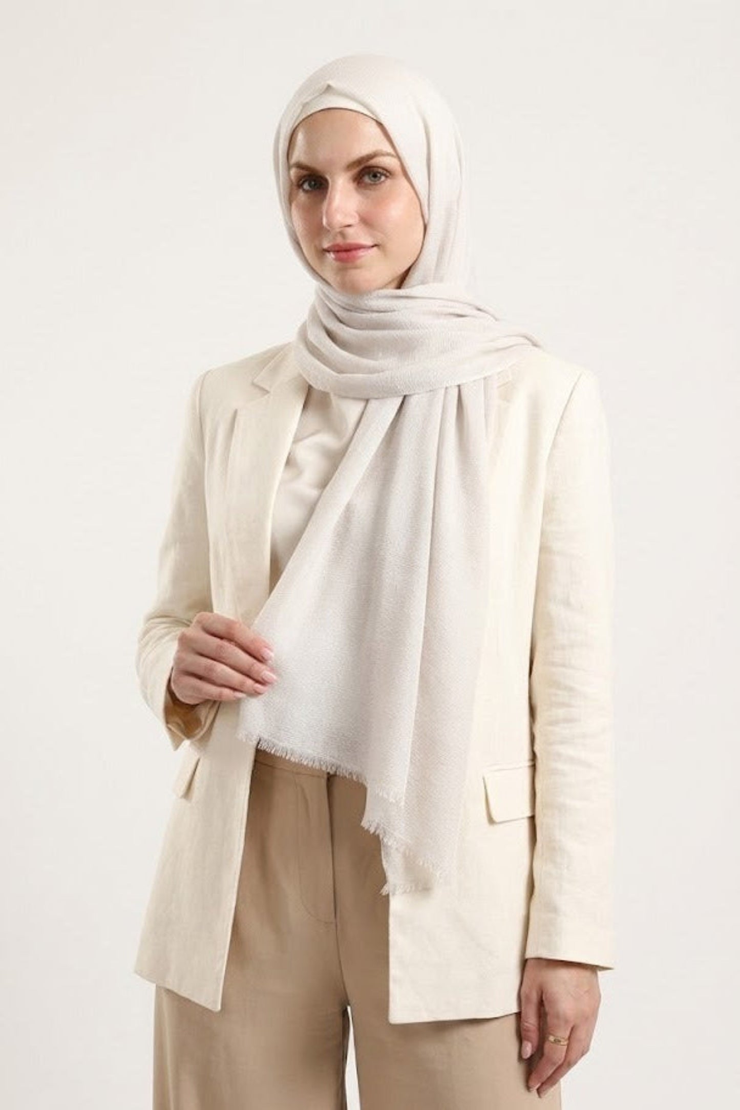 Ribbed Rectangular Scarf