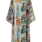 Scenic-Print Kimono
