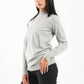 Ribbed Mock Neck Pullover - Clue Wear