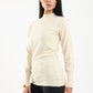 Ribbed Mock Neck Pullover - Clue Wear