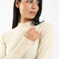 Ribbed Mock Neck Pullover - Clue Wear