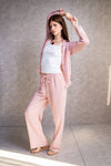 Drawstring Wide-Leg Pants