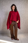 Flowy Batwing Poncho